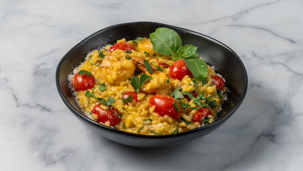 Risotto with shrimps